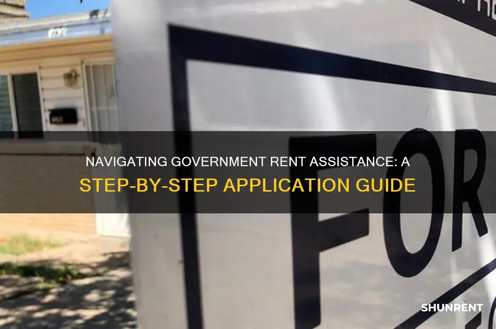 how to apply for government help with rent