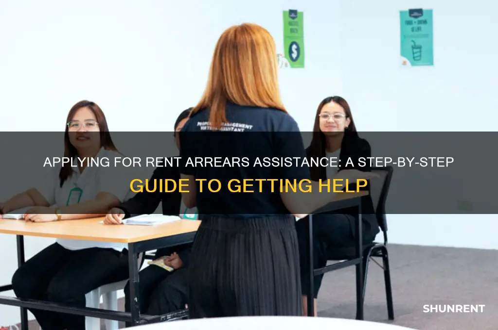 how to apply for help with rent arrears