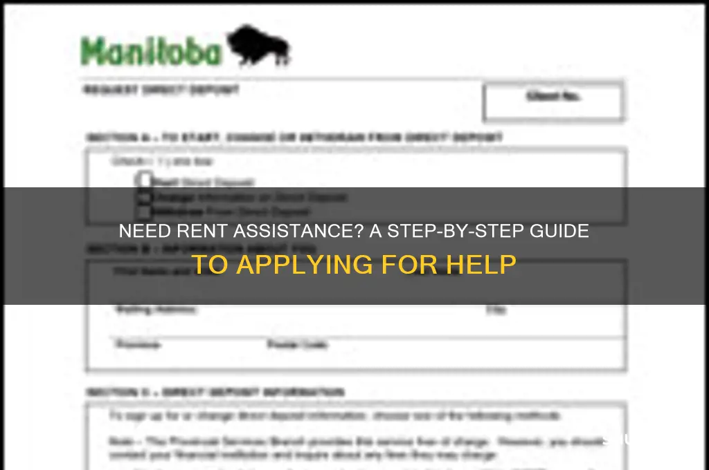 how to apply for help with your rent