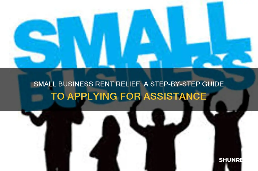 how to apply for rent assistance for small business