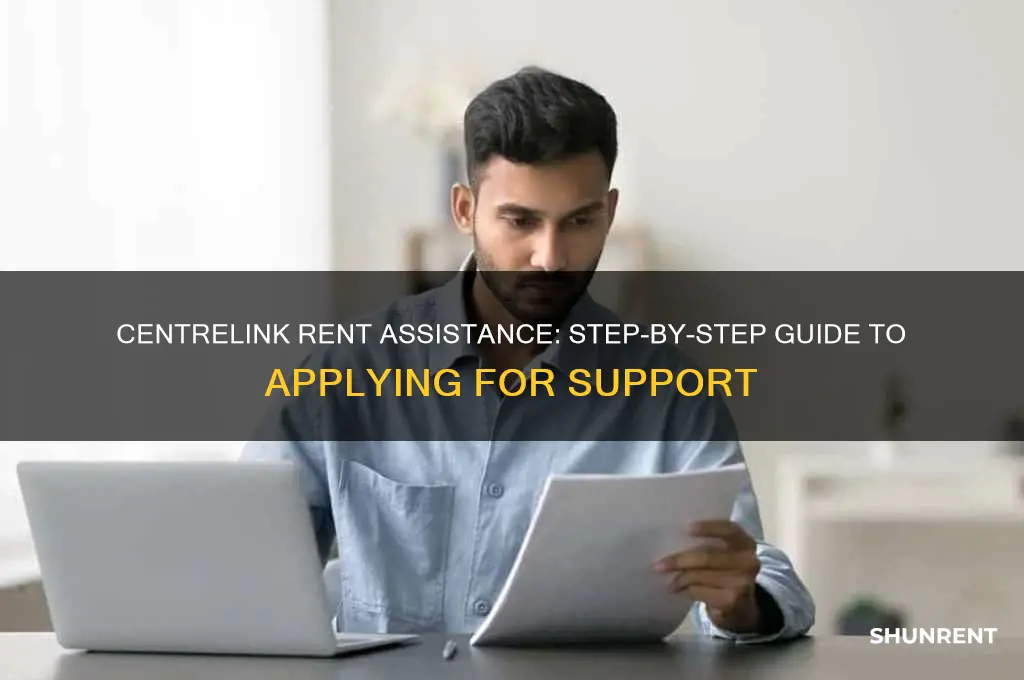 how to apply for rent assistance from centrelink