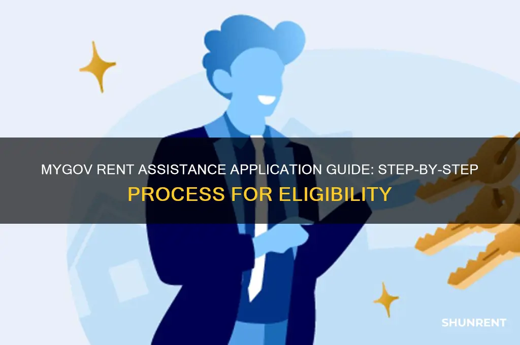 how to apply for rent assistance on mygov