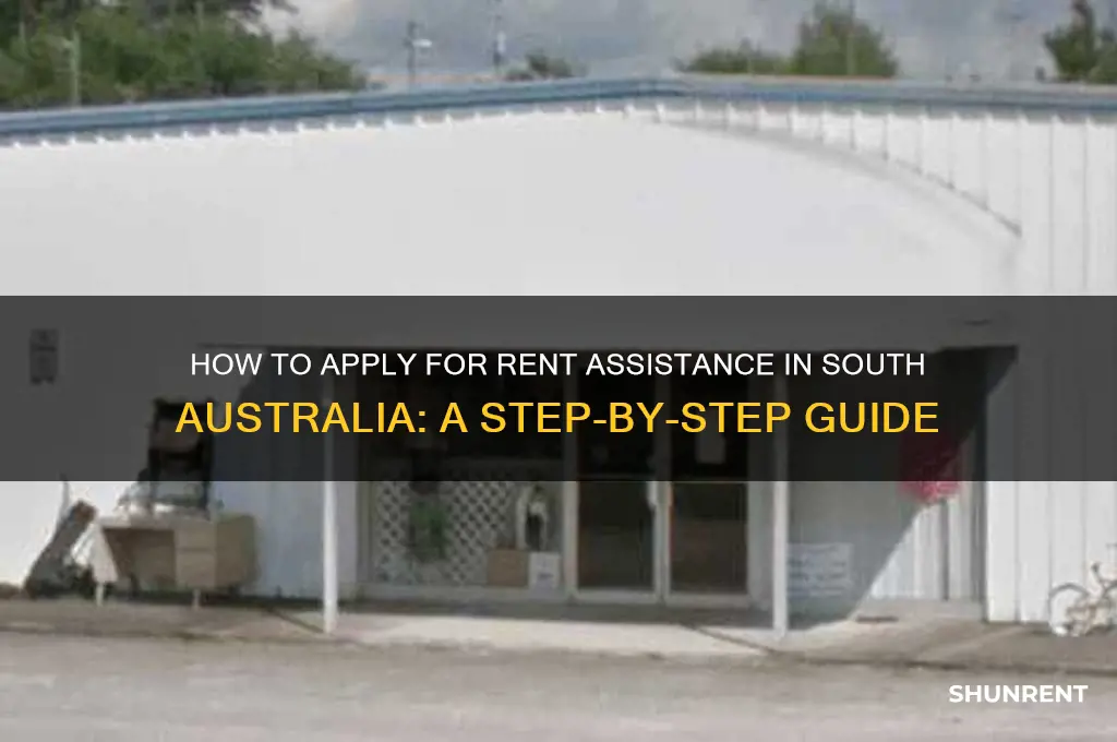 how to apply for rent assistance sa