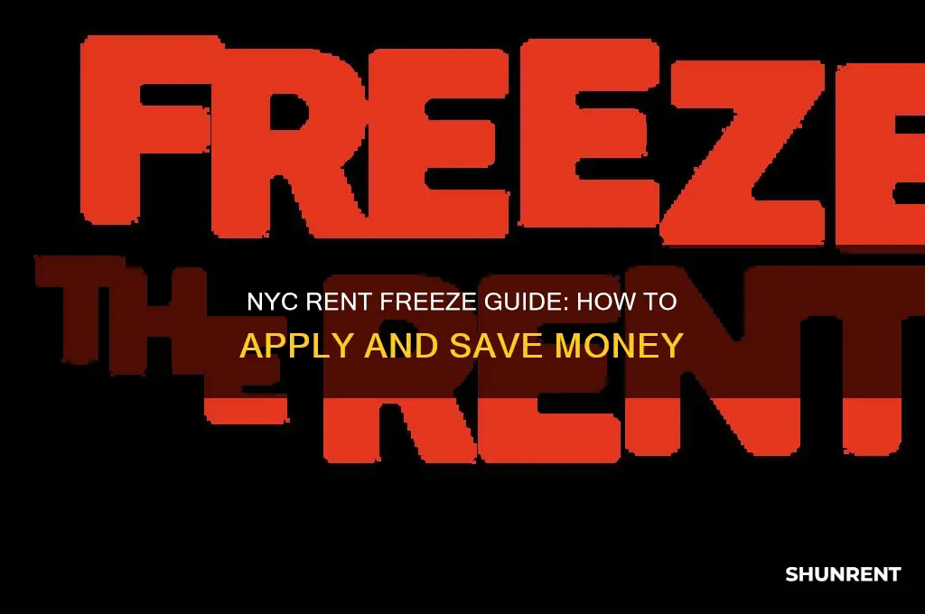 how to apply for rent freeze in nyc