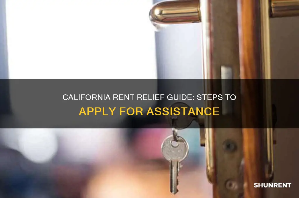 how to apply for rent relief in california