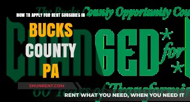 Bucks County PA Rent Subsidies: Step-by-Step Application Guide