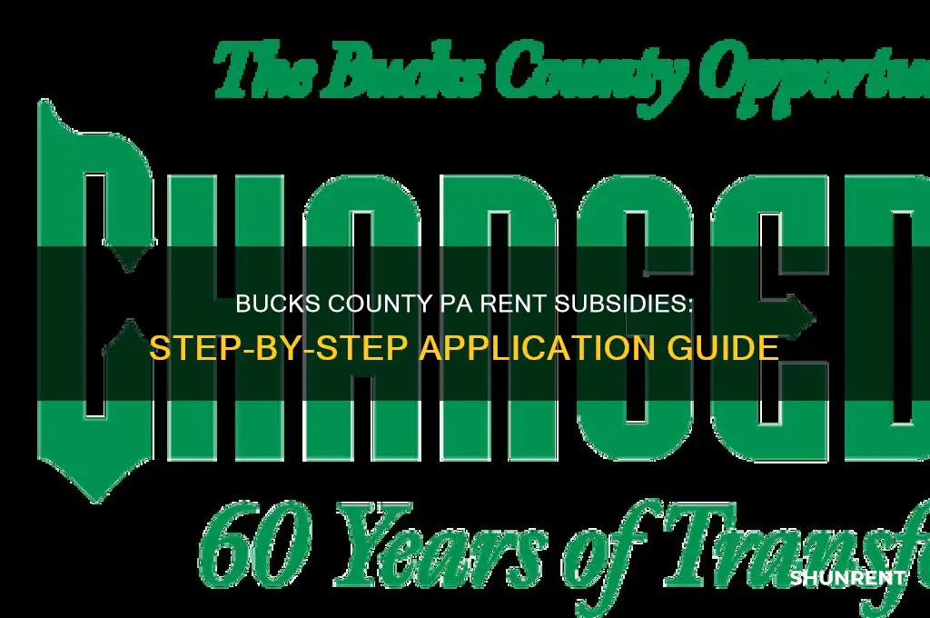 how to apply for rent subsidies in bucks county pa