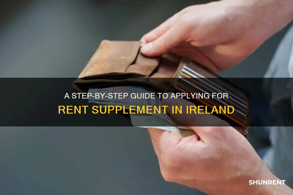 how to apply for rent supplement ireland
