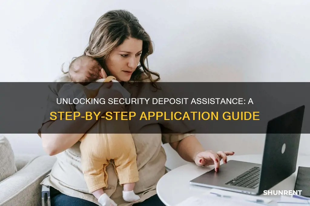 how to apply for security deposit assistance
