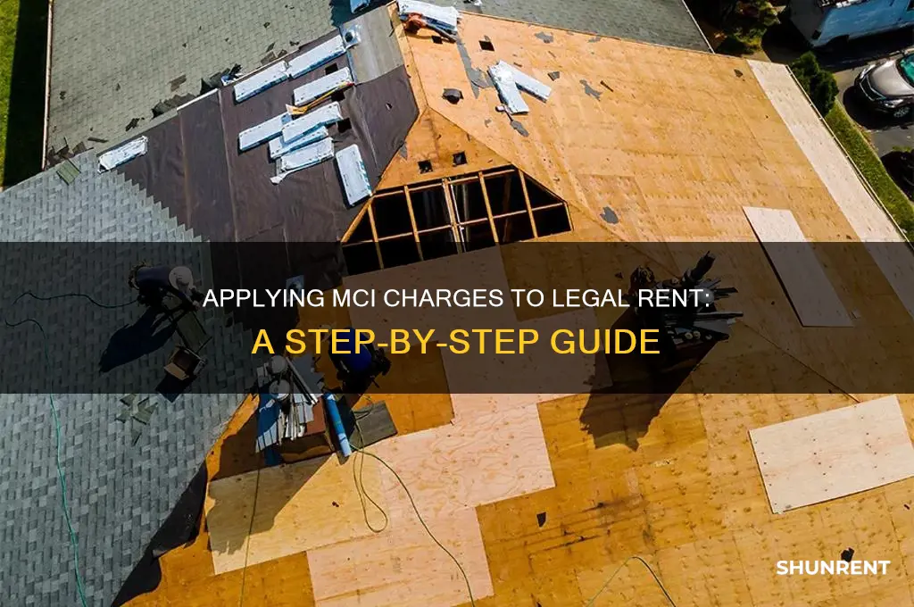 how to apply mci charge to legal rent