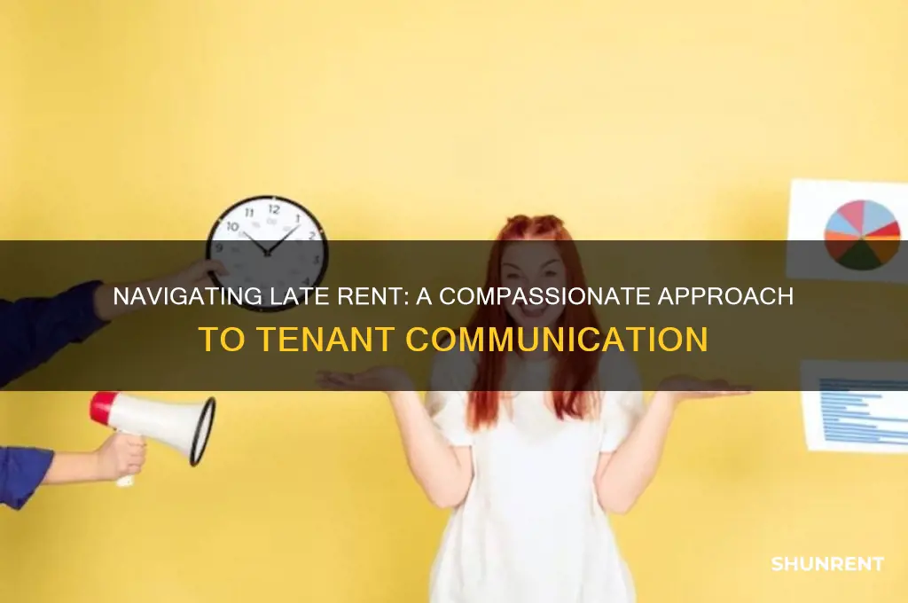 how to approach tenant about late rent