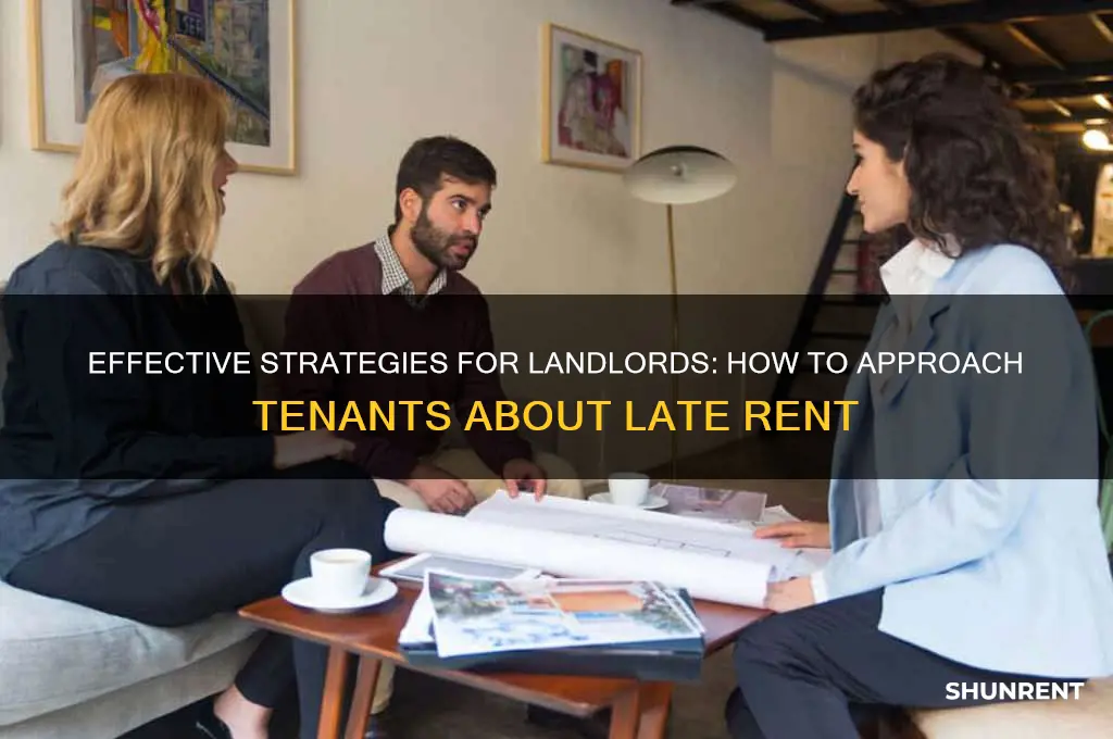 how to ask a tenant for late rent