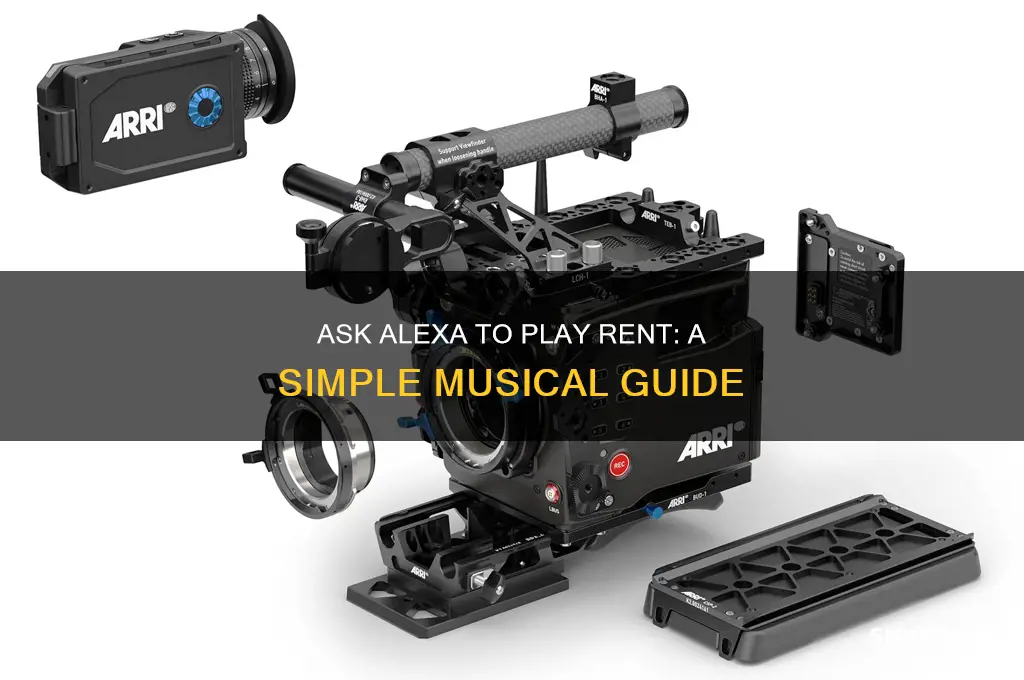 how to ask alexa to play rent the musical
