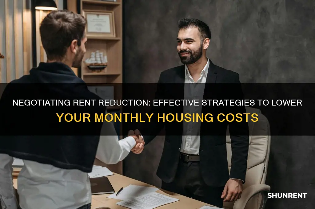 how to ask for a decrease in rent