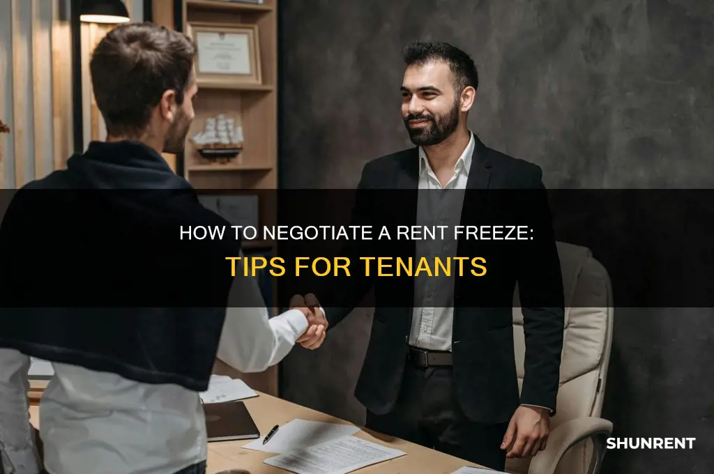 how to ask for a rent freeze