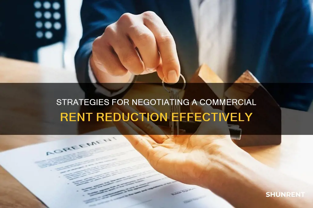 how to ask for commercial rent reduction