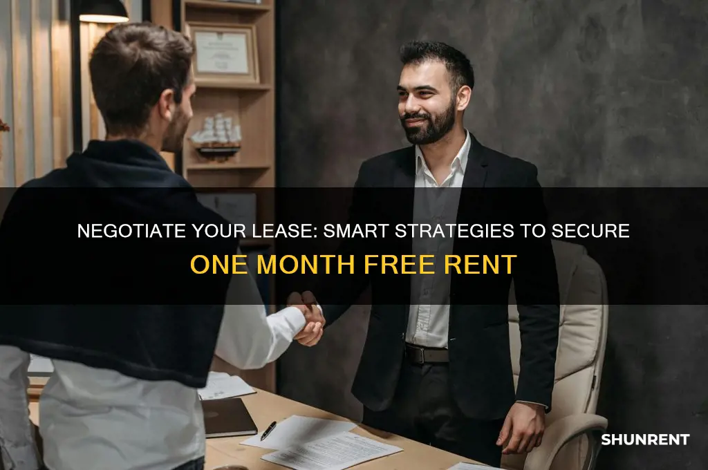 how to ask for one month free rent