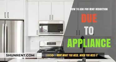 Requesting Rent Reduction: Negotiating Fairly for Faulty Appliances