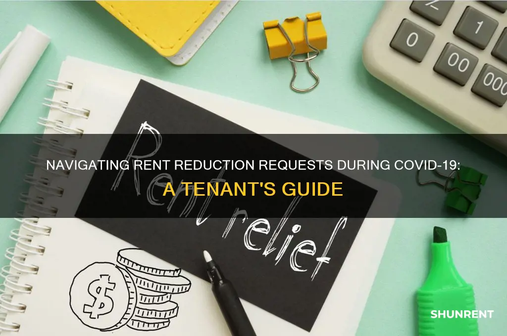 how to ask for rent reduction due to corona