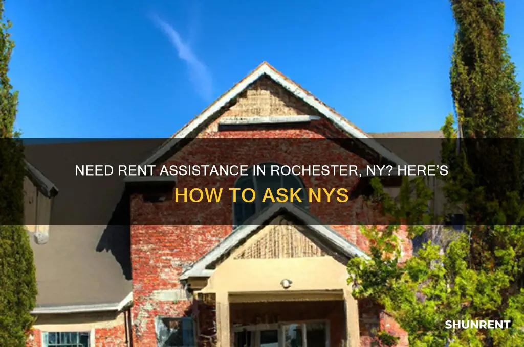 how to ask nys to help with rent rochester ny