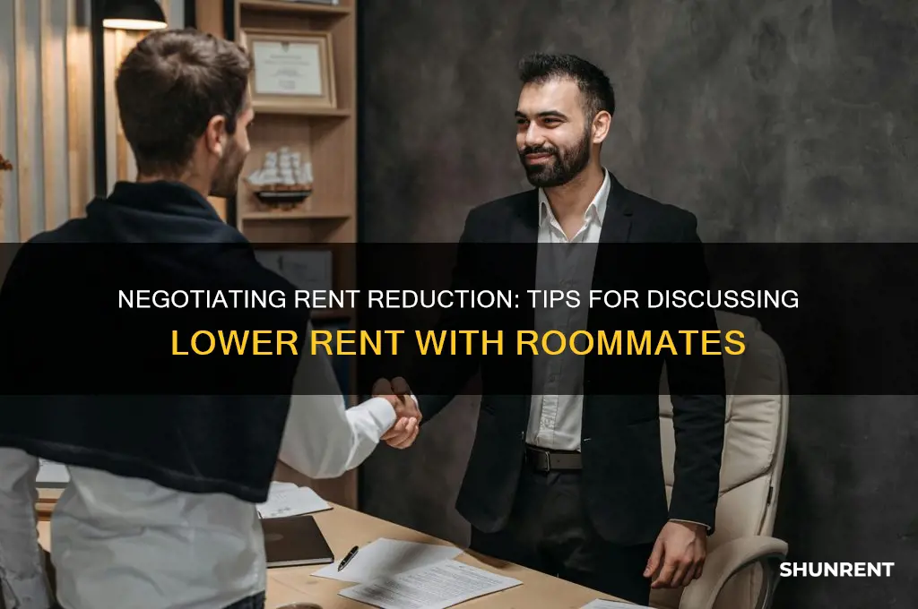 how to ask roommates for rent decrease