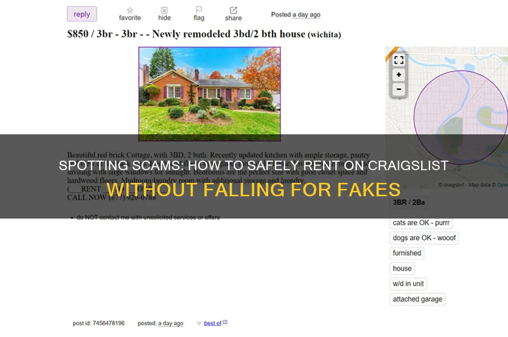 how to avoid fake rent on craighlist