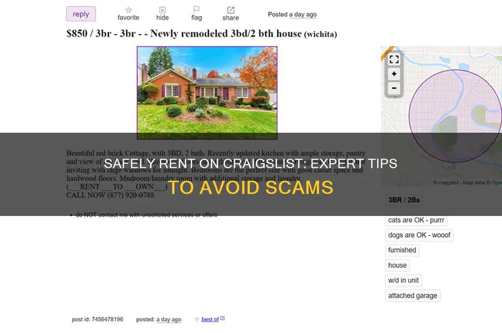 how to avoid renting scams on craigslist