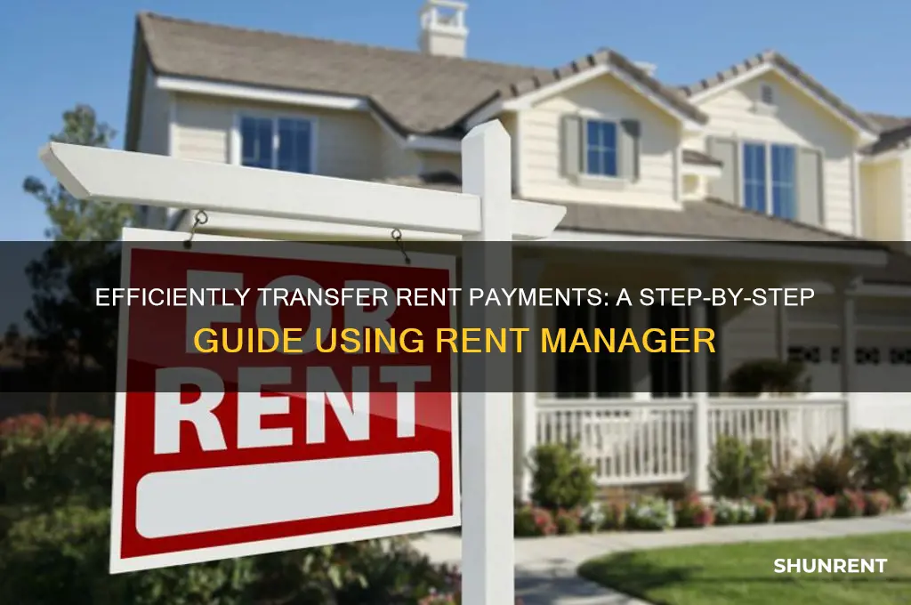 how to bank transfer from rent manager