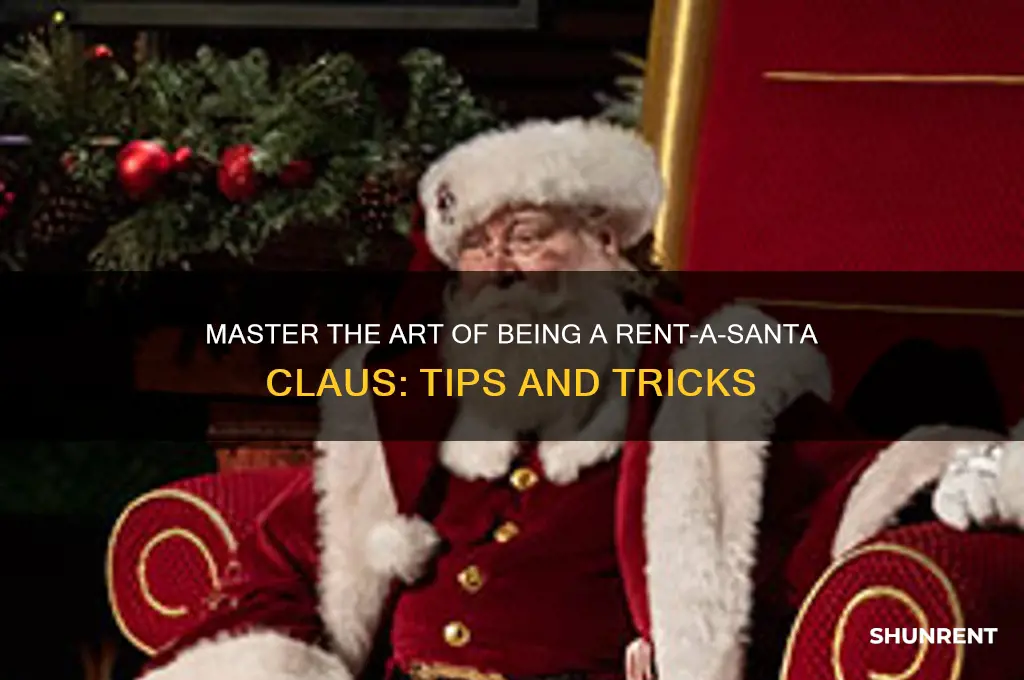 how to be a rent a santa clause