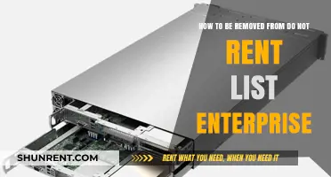Steps to Remove Your Name from Enterprise's Do Not Rent List