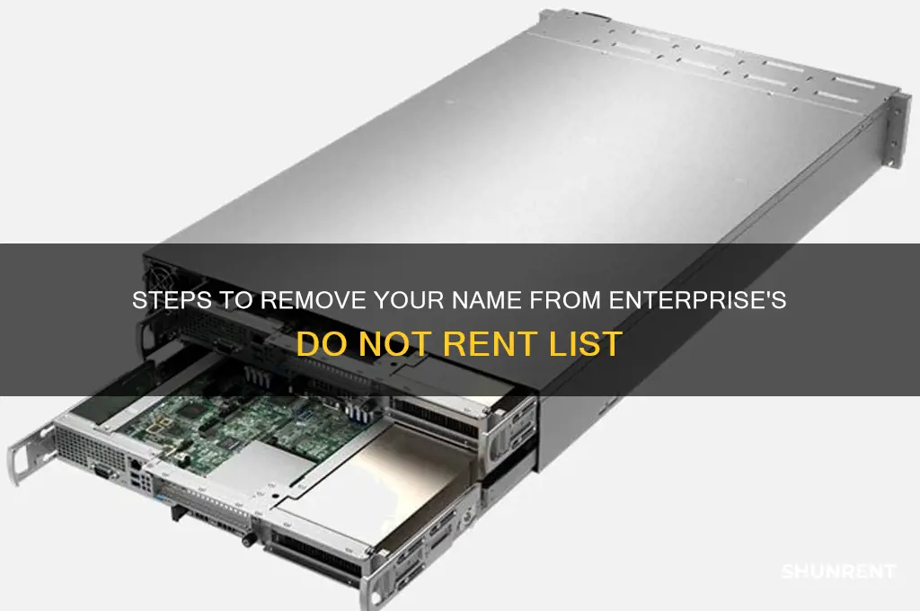how to be removed from do not rent list enterprise