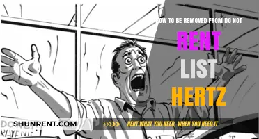 How to Get Off Hertz's Do Not Rent List: A Step-by-Step Guide