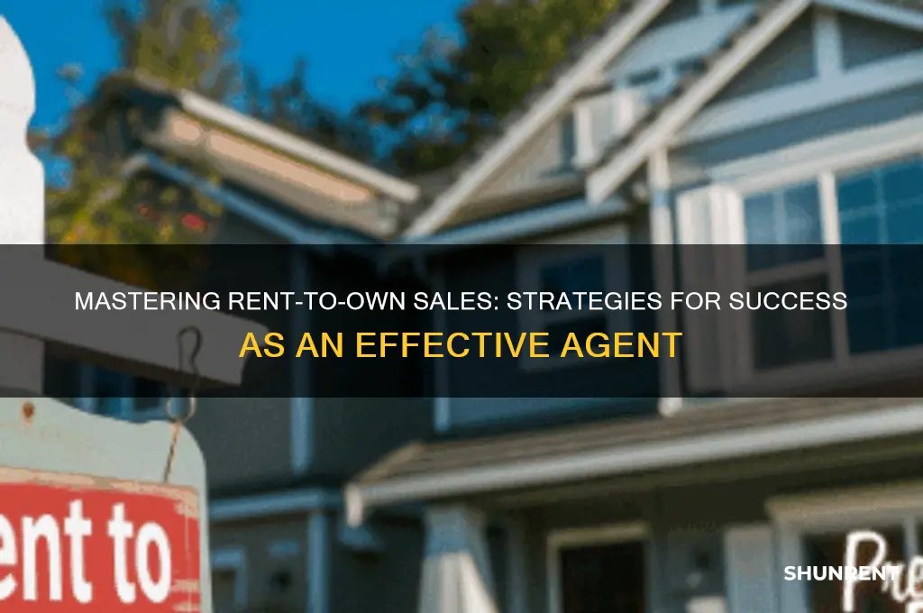 how to become an effective rent to own sales agent
