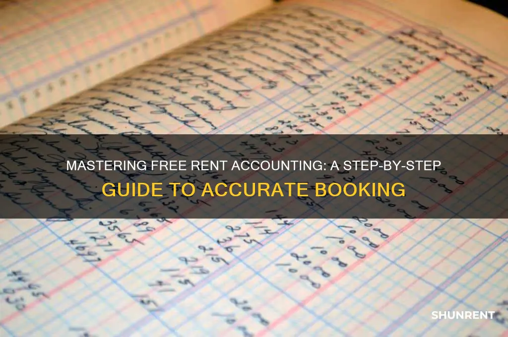 how to book free rent in accounting