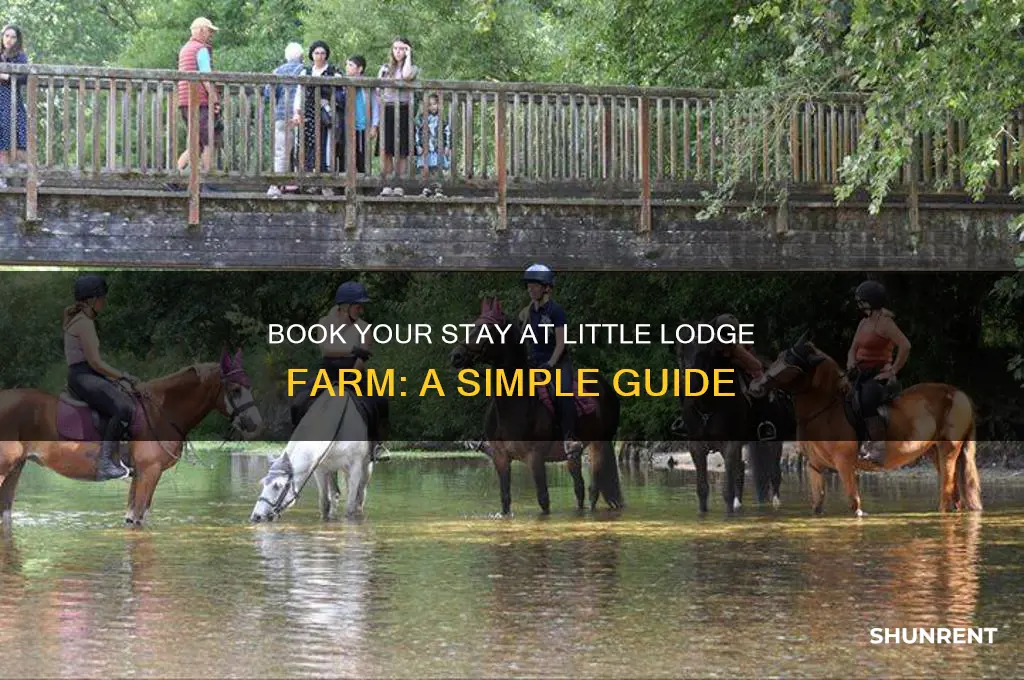 how to book in little lodge farm for rent