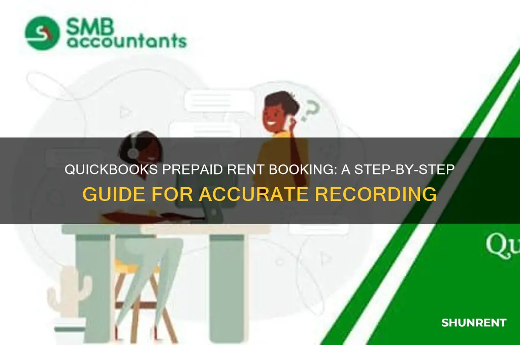 how to book prepaid rent in quickbooks