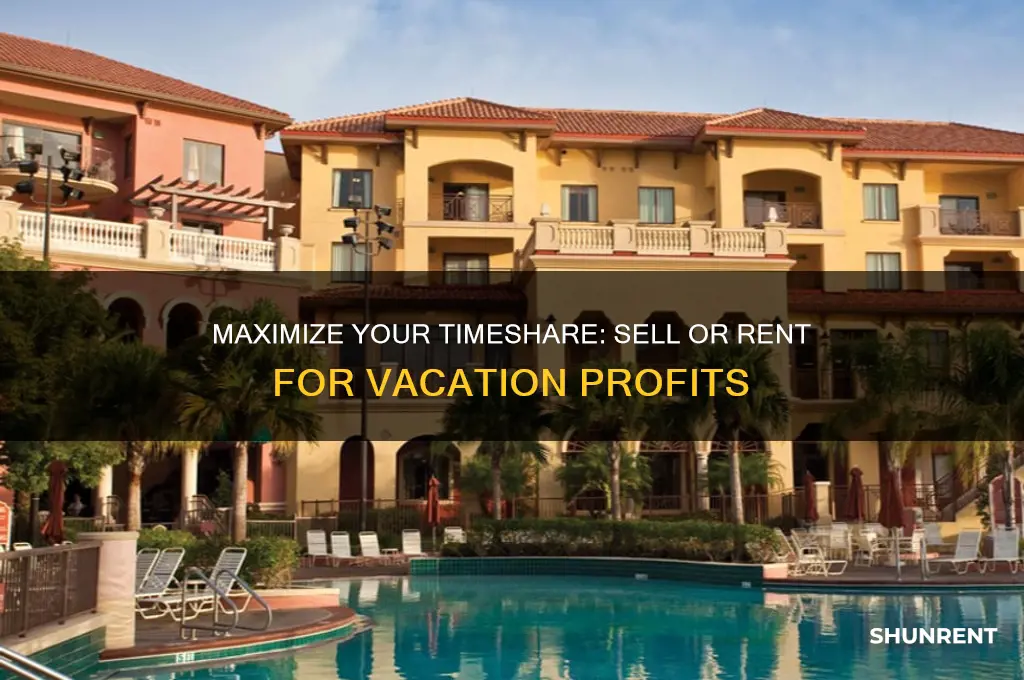 how to book sell rent for a timeshare for vacation