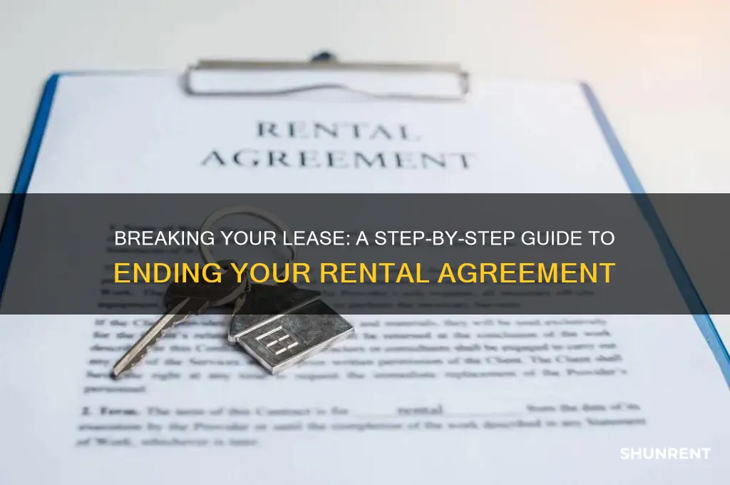 how to break a rent leasing agreement