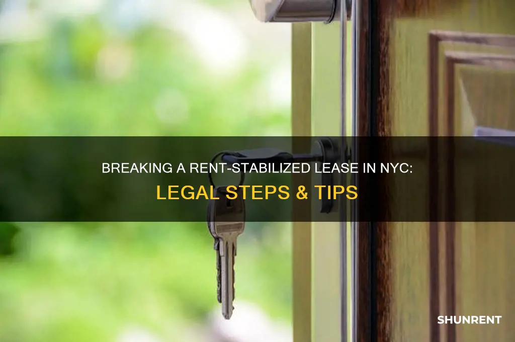 how to break a rent stabilized lease in nyc