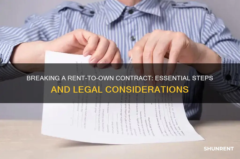 how to break a rent to own contract