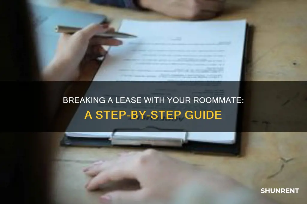 how to break a rent with roommate