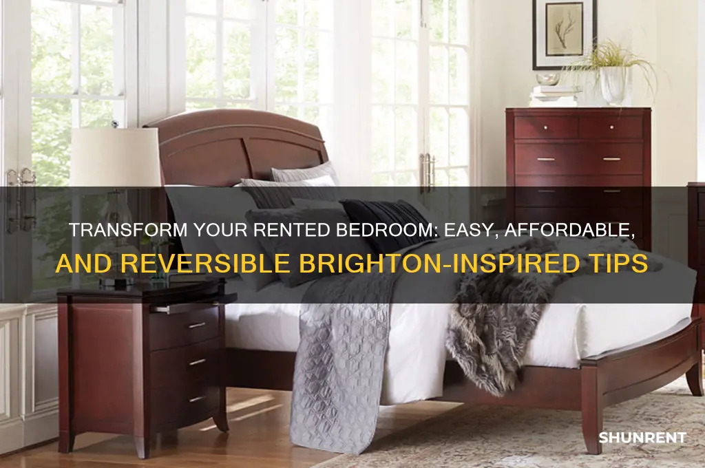 how to brighton up a rented bedroom