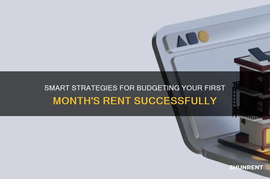 how to budget first month