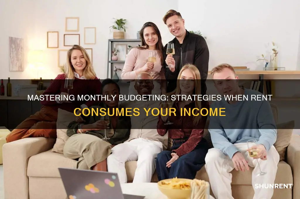 how to budget when rent is a month