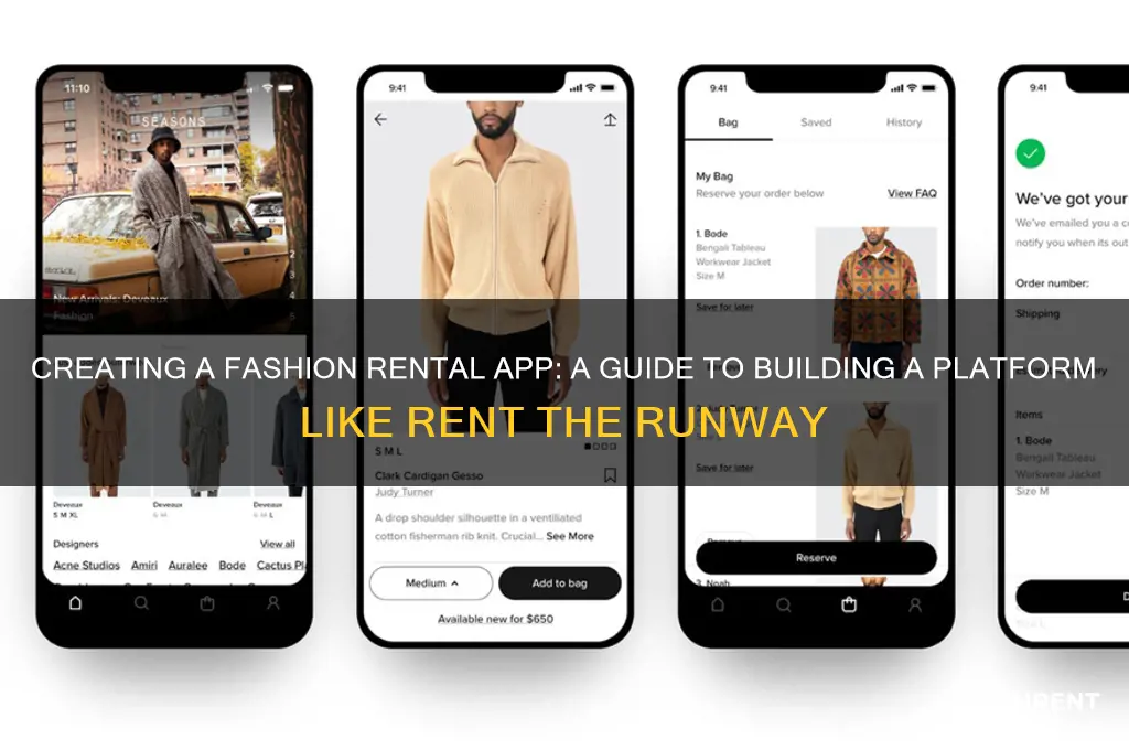 how to build an app like rent the runway