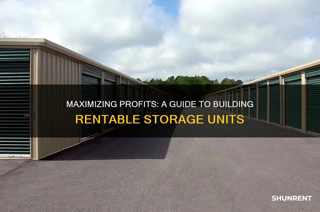 how to build storage units for rent