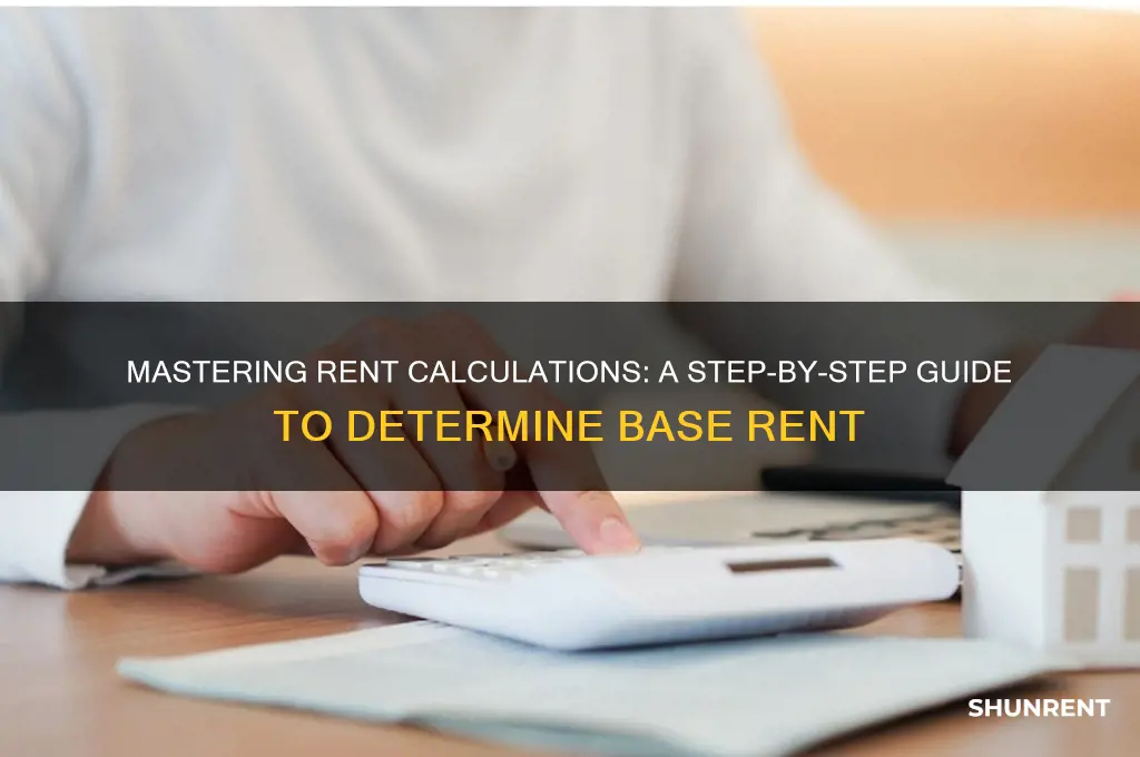 how to calculate base stop for rent