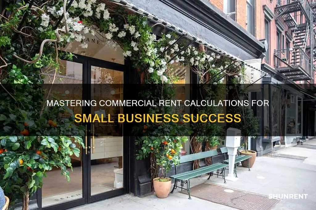 how to calculate commercial rent the balance small business