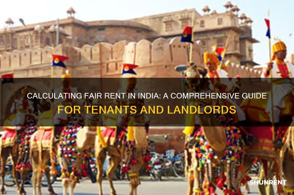 how to calculate fair rent in india