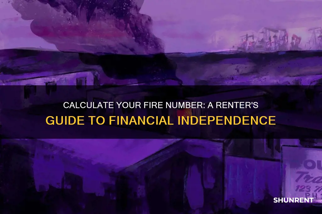 how to calculate fire number as a renter